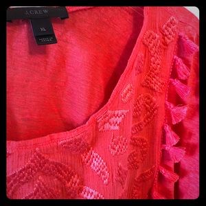 Soft and fun tasseled tee!